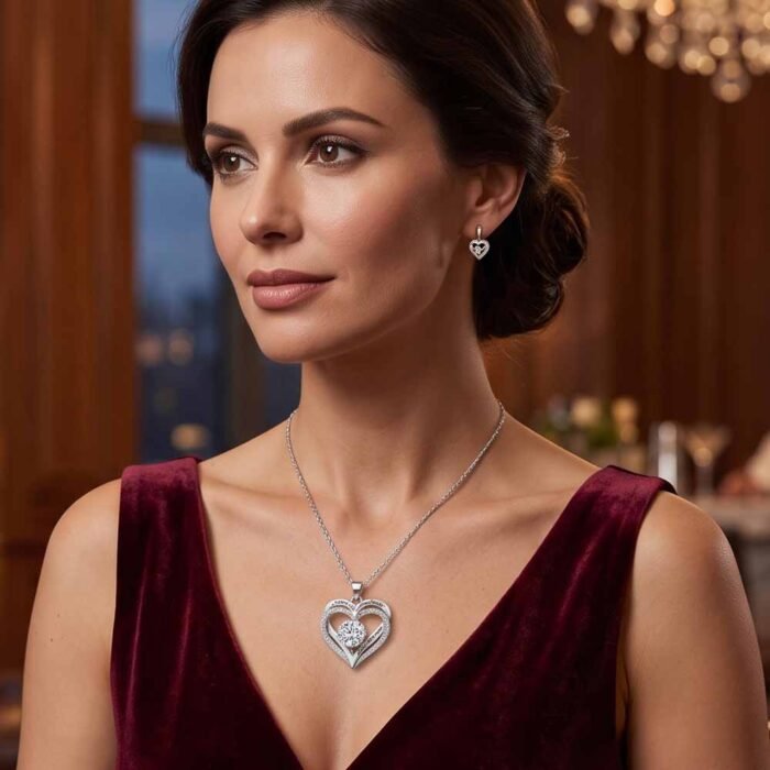 I Love You Pendant Necklace model I Love You Pendant Necklace model